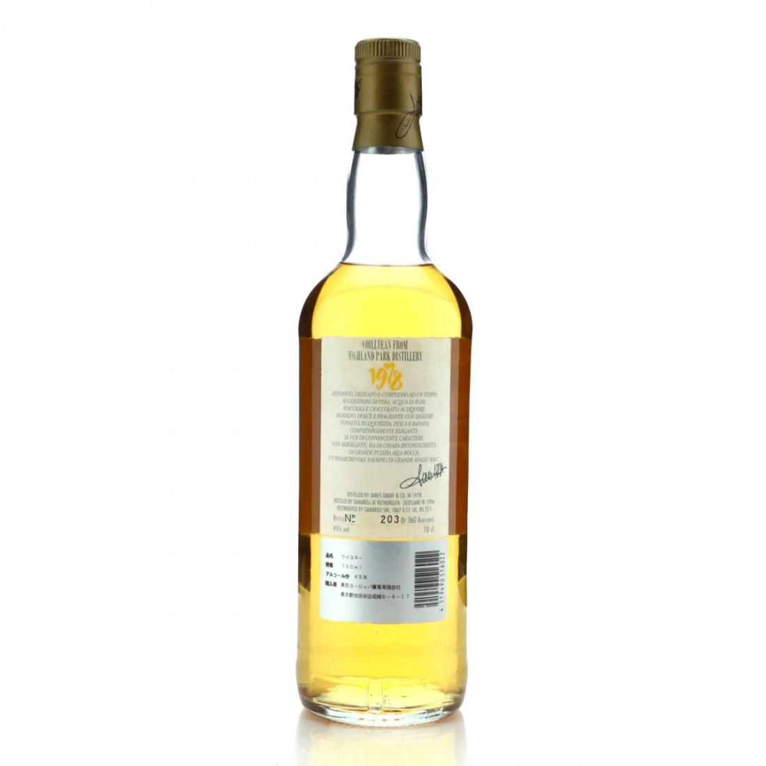 Highland Park 1978 Samaroli / Coilltean