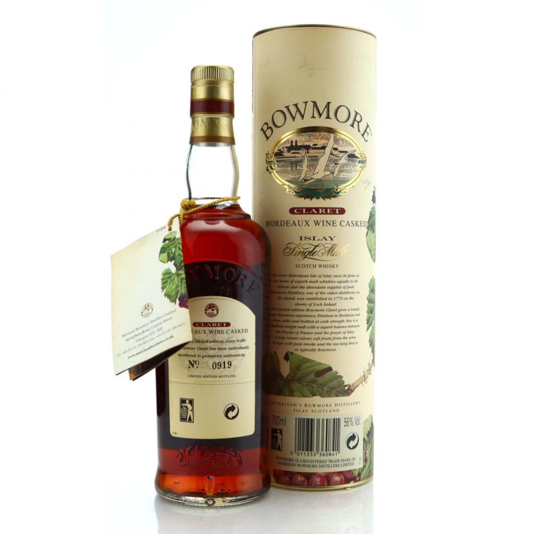 Bowmore Claret Bordeaux Wine Casked