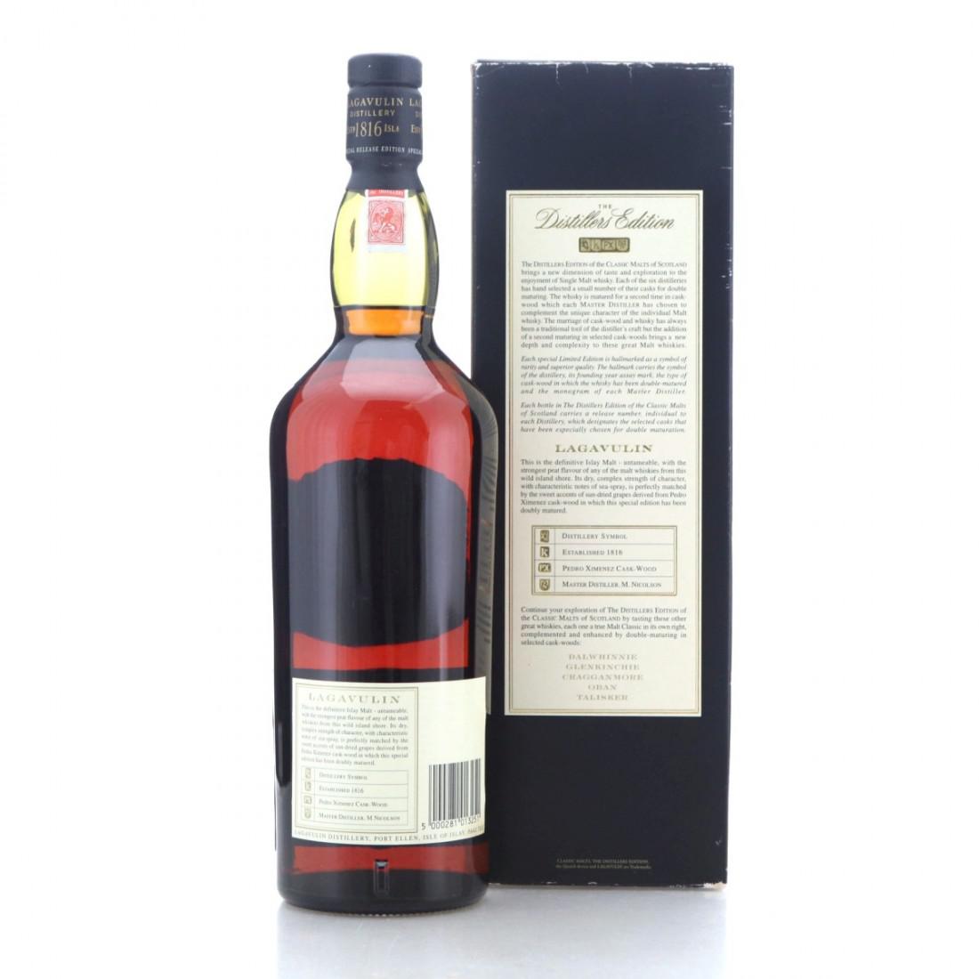 Lagavulin 1980 Distillers Edition lgv.4/464 1 Litre