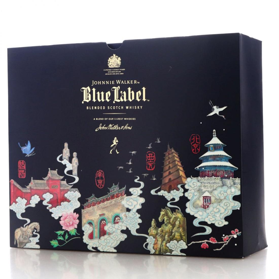 Johnnie Walker Blue Label China Ancient Capital Collection 4 x 20cl