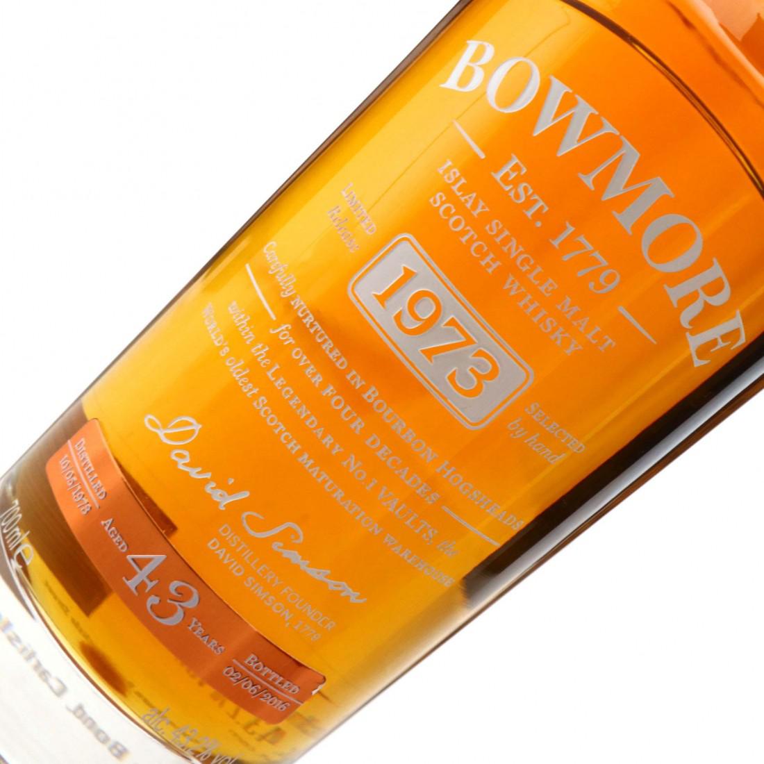 Bowmore 1973 43 Year Old