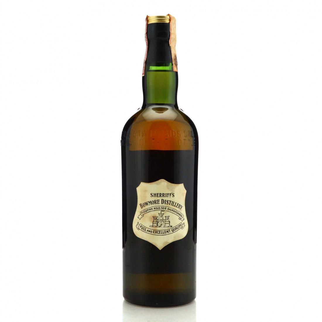 Bowmore 7 Year Old Sherriff's 1960s / Cogis Import