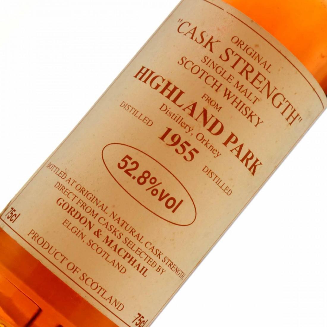Highland Park 1955 Gordon and MacPhail Original 'Cask' / 52.8%