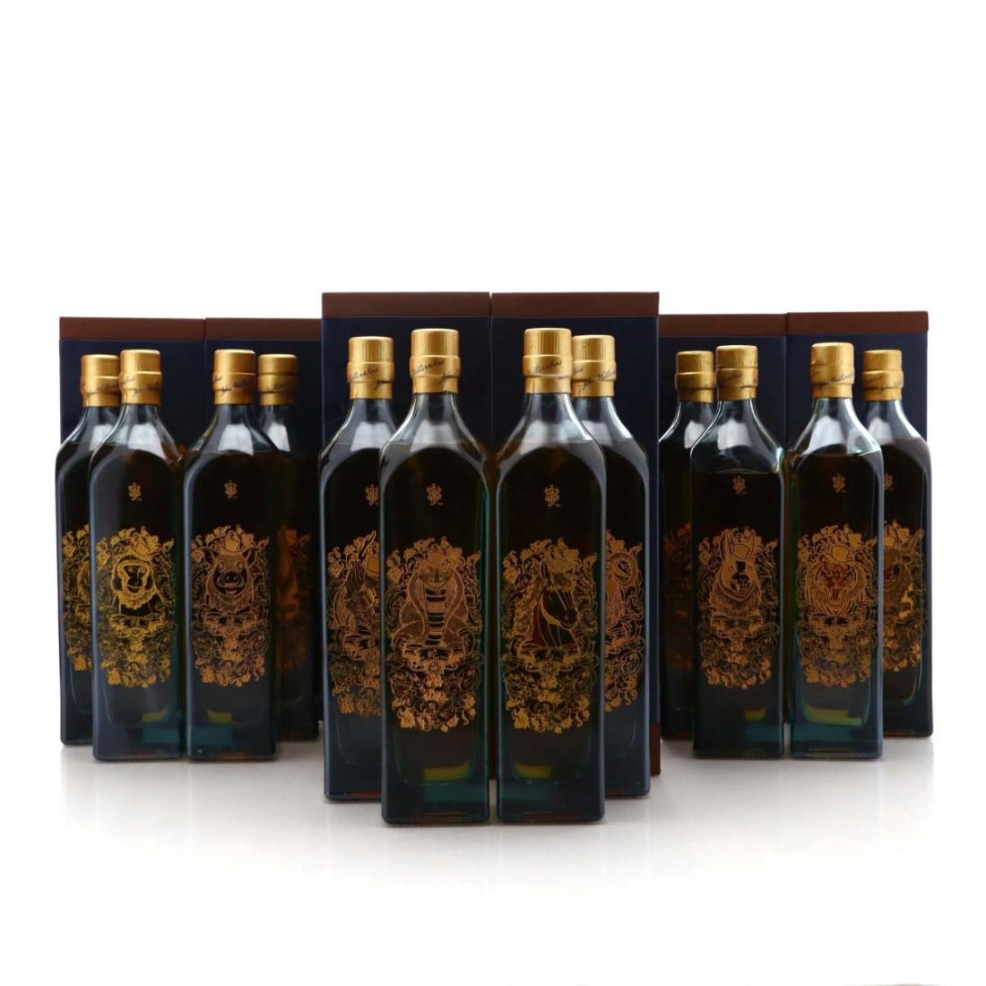 Johnnie Walker Blue Label Zodiac Set 12 x 20cl