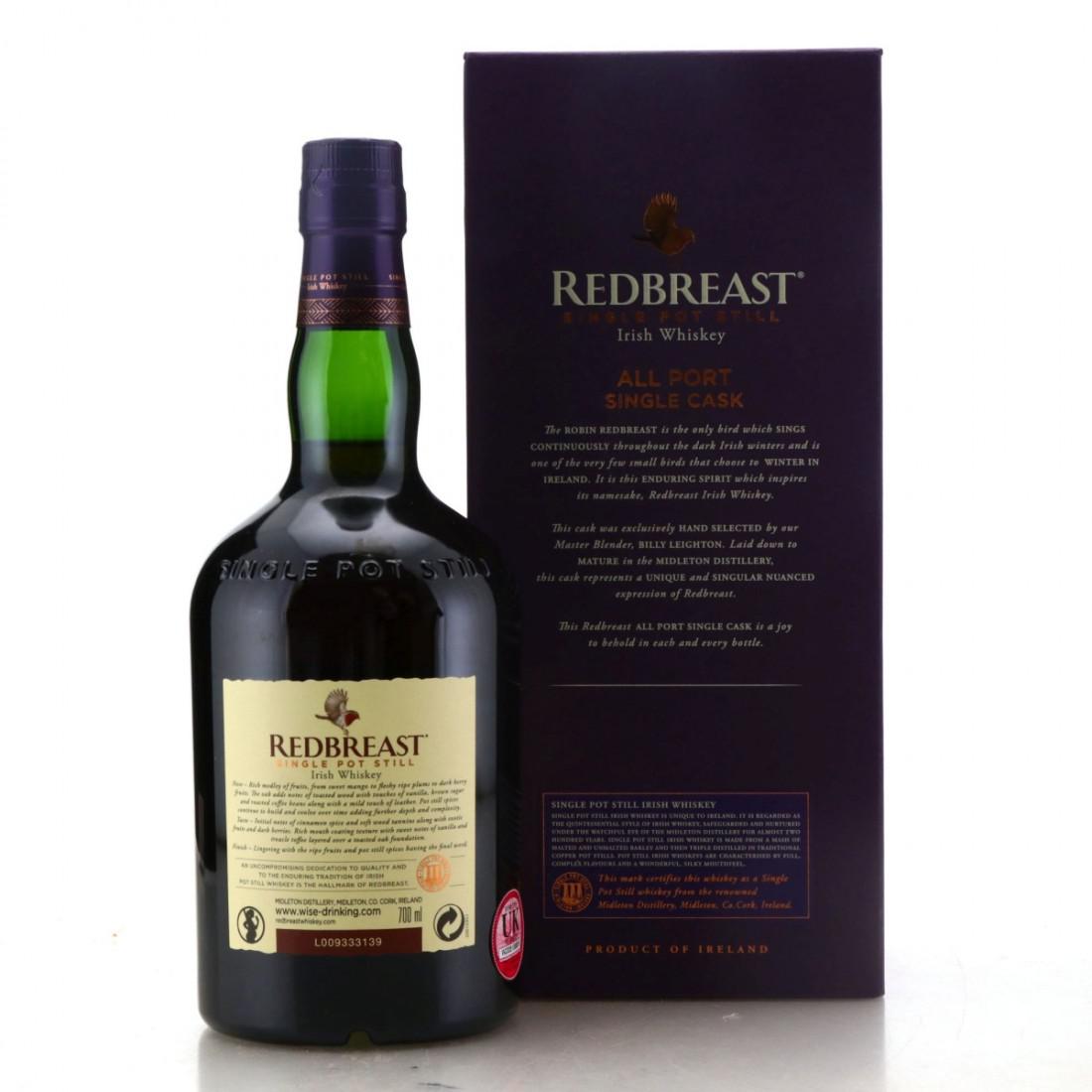 Redbreast 1989 Single Port Cask 30 Year Old #38635 / TWE