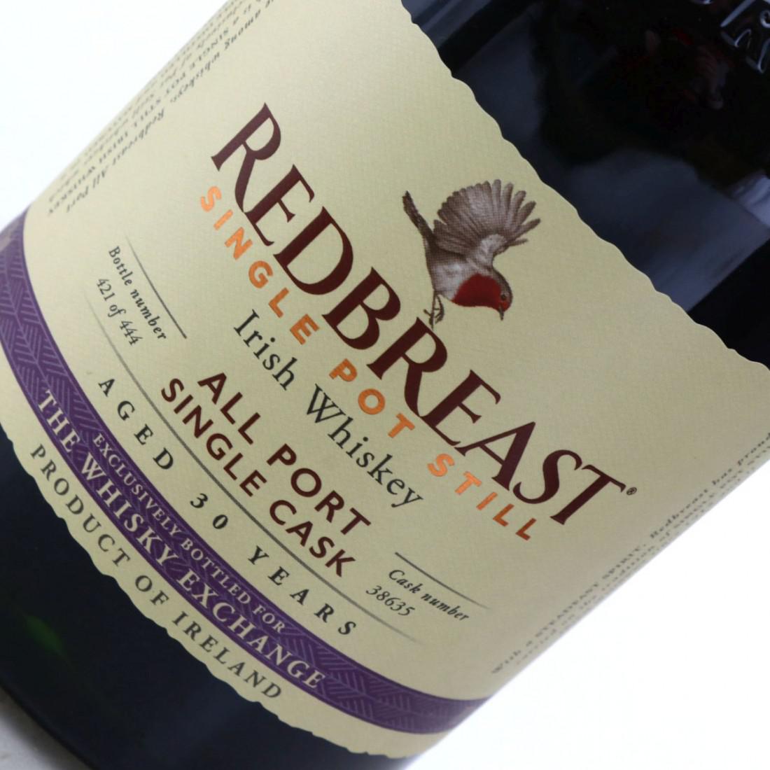 Redbreast 1989 Single Port Cask 30 Year Old #38635 / TWE