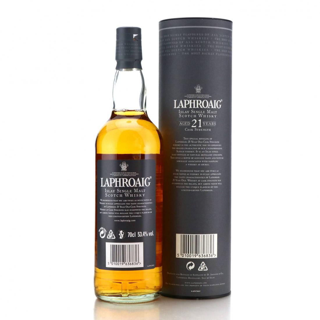 Laphroaig 21 Year Old Cask Strength