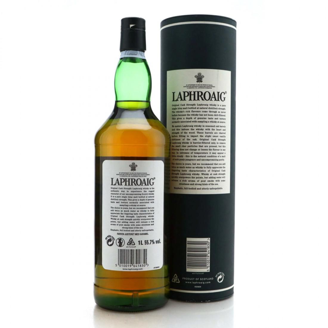 Laphroaig 10 Year Old Original Cask Strength 1 Litre / 55.7%