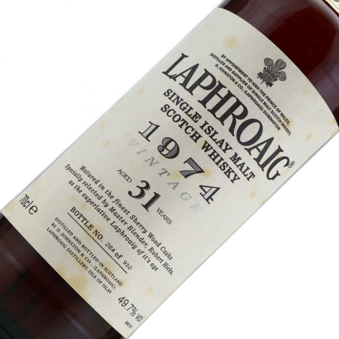 Laphroaig 1974 Sherry Casks 31 Year Old