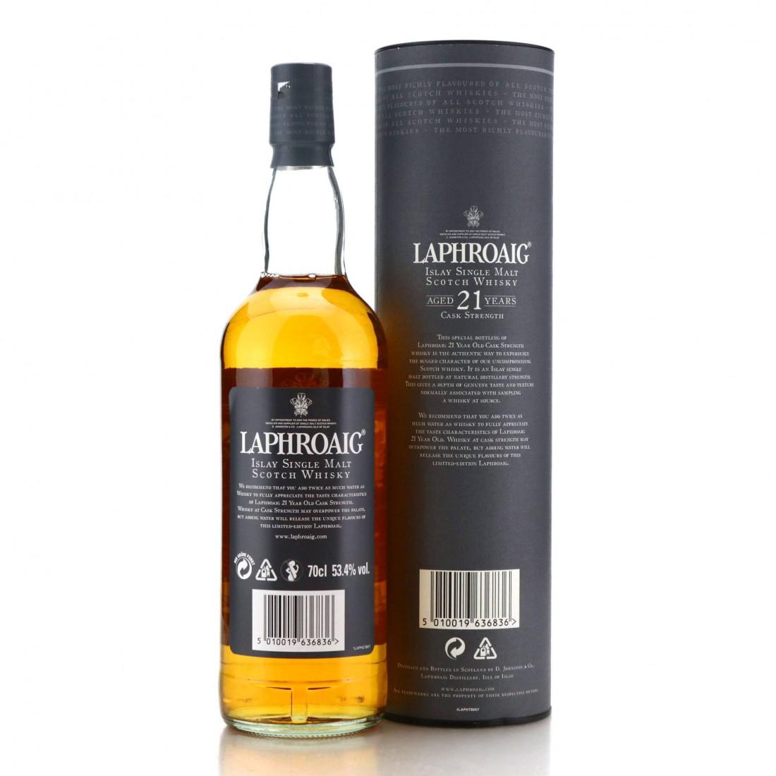 Laphroaig 21 Year Old Cask Strength