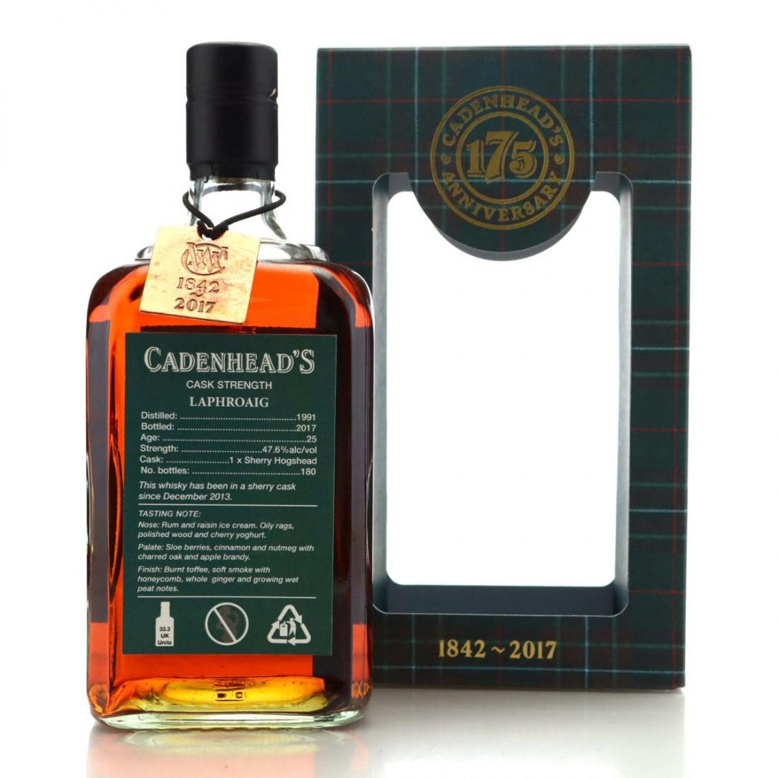 Laphroaig 1991 Cadenhead's 25 Year Old / 175th Anniversary