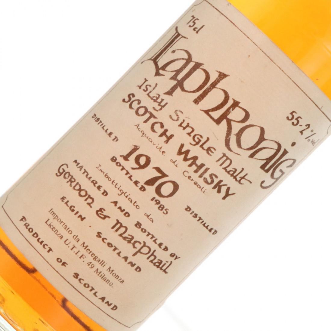 Laphroaig 1970 Gordon and MacPhail Cask Strength Celtic Label / Meregalli Import