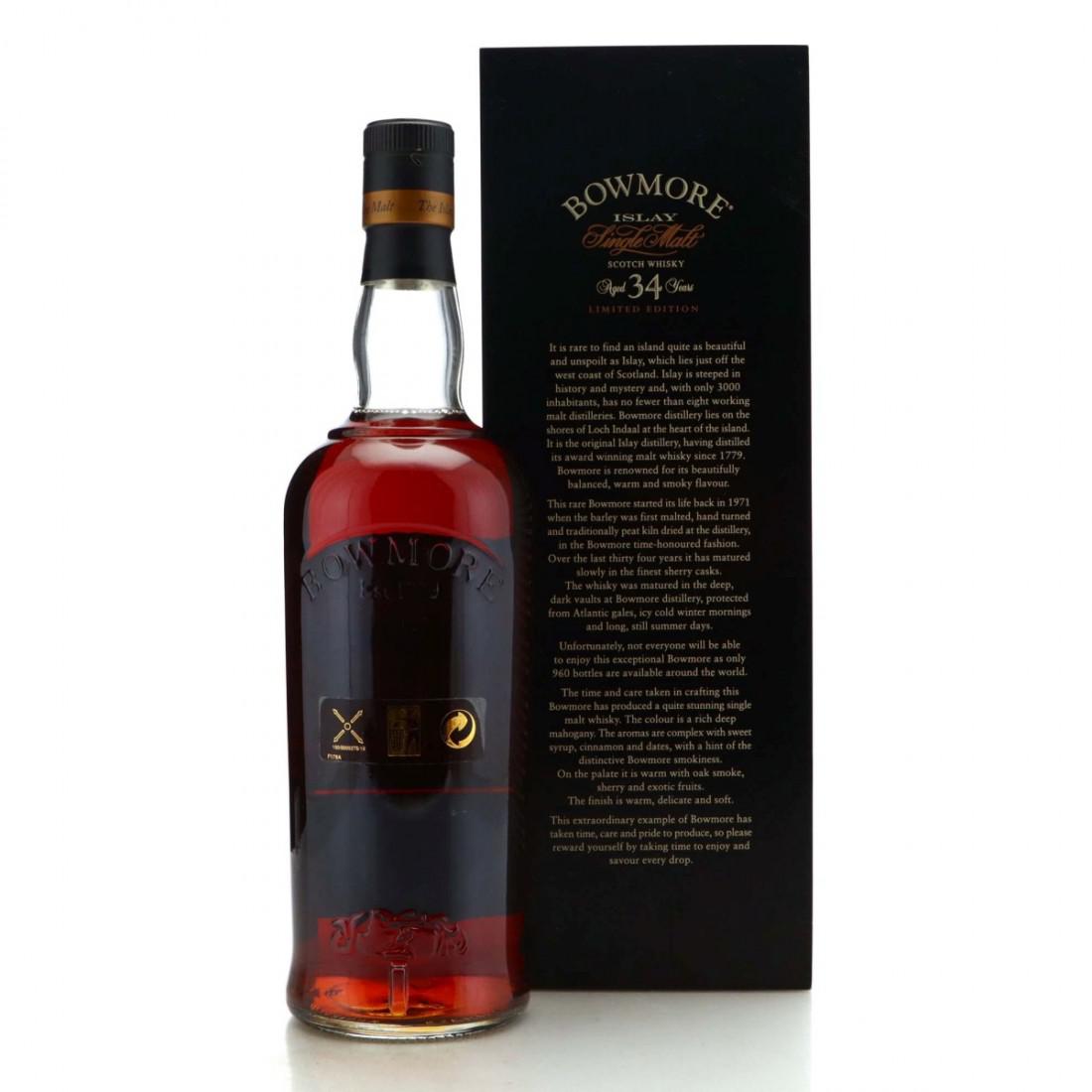 Bowmore 1971 Sherry Wood 34 Year Old