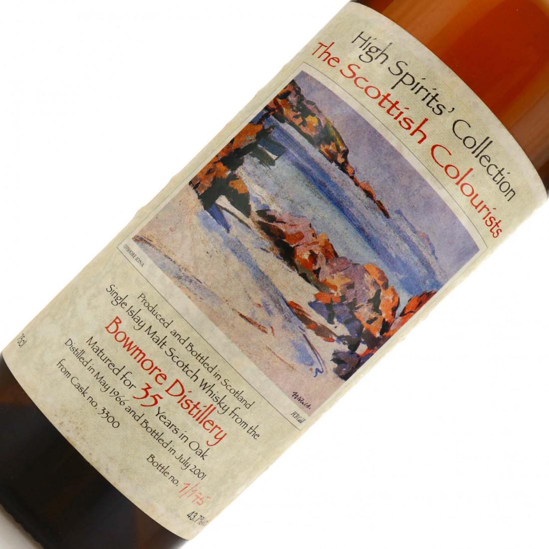 Bowmore 1966 High Spirits 35 Year Old 75cl / The Scottish Colourists