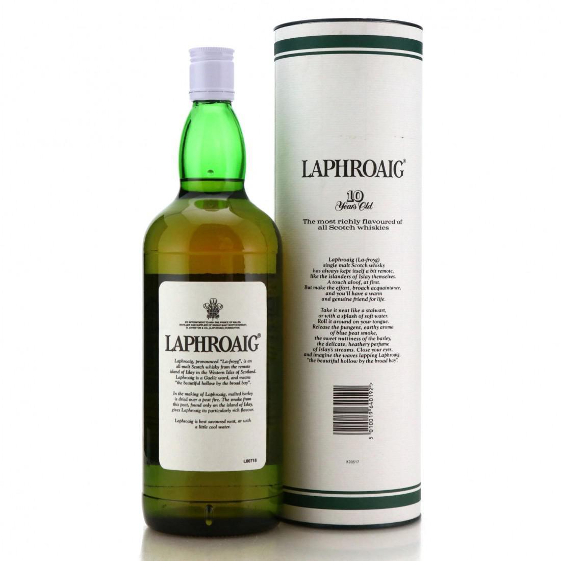 Laphroaig 10 Year Old 1.14 Litre 1980s