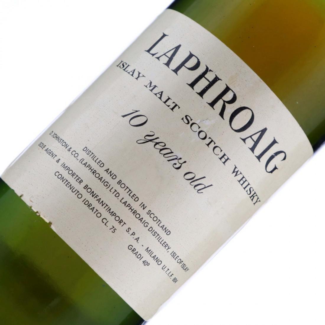 Laphroaig 10 Year Old 1970s / Bonfanti Import