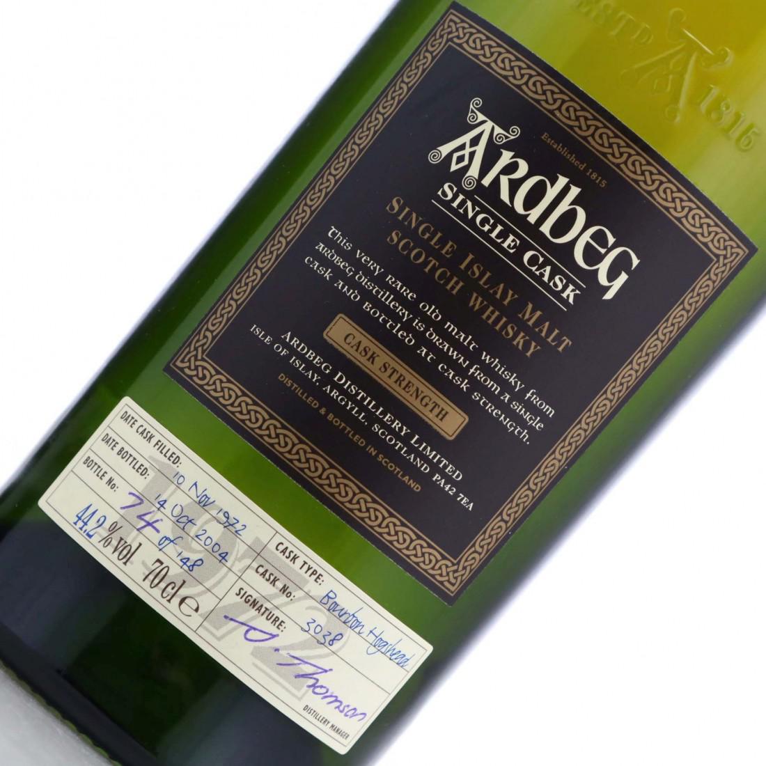 Ardbeg 1972 Single Bourbon Cask #3038
