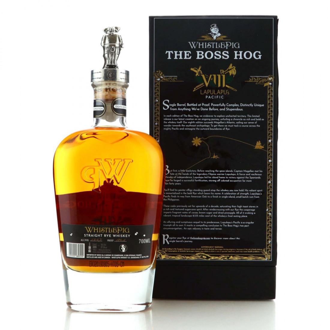 Whistlepig Single Rum Barrel Finish Rye #89 70cl / The Boss Hog 8th Edition
