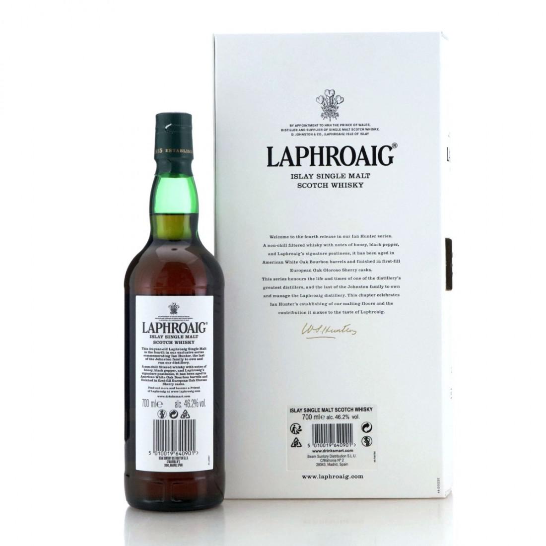 Laphroaig 34 Year Old The Ian Hunter Story Book 4