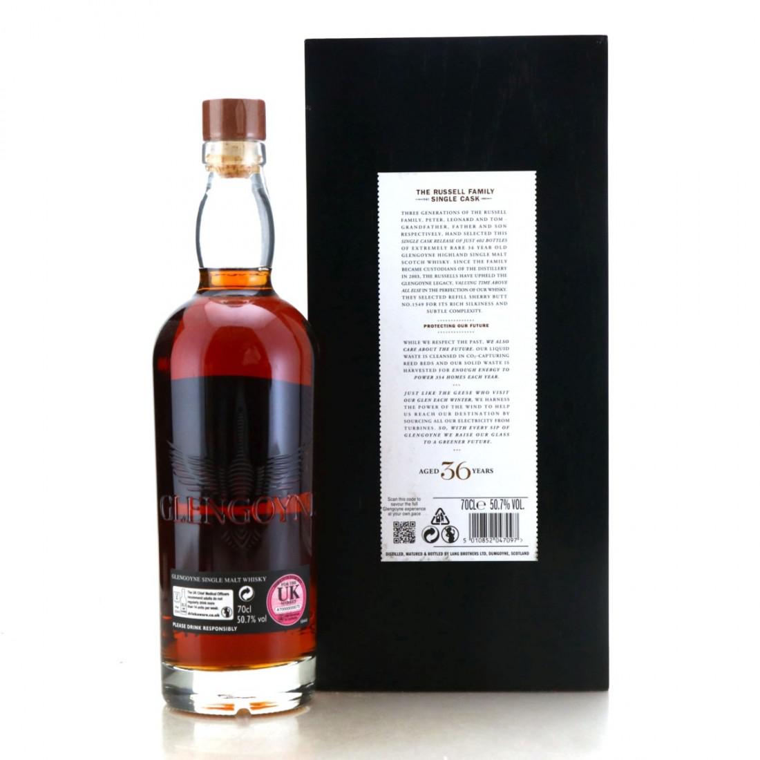 Glengoyne 1984 Single Sherry Cask 36 Year Old #1549 / The Russell Family