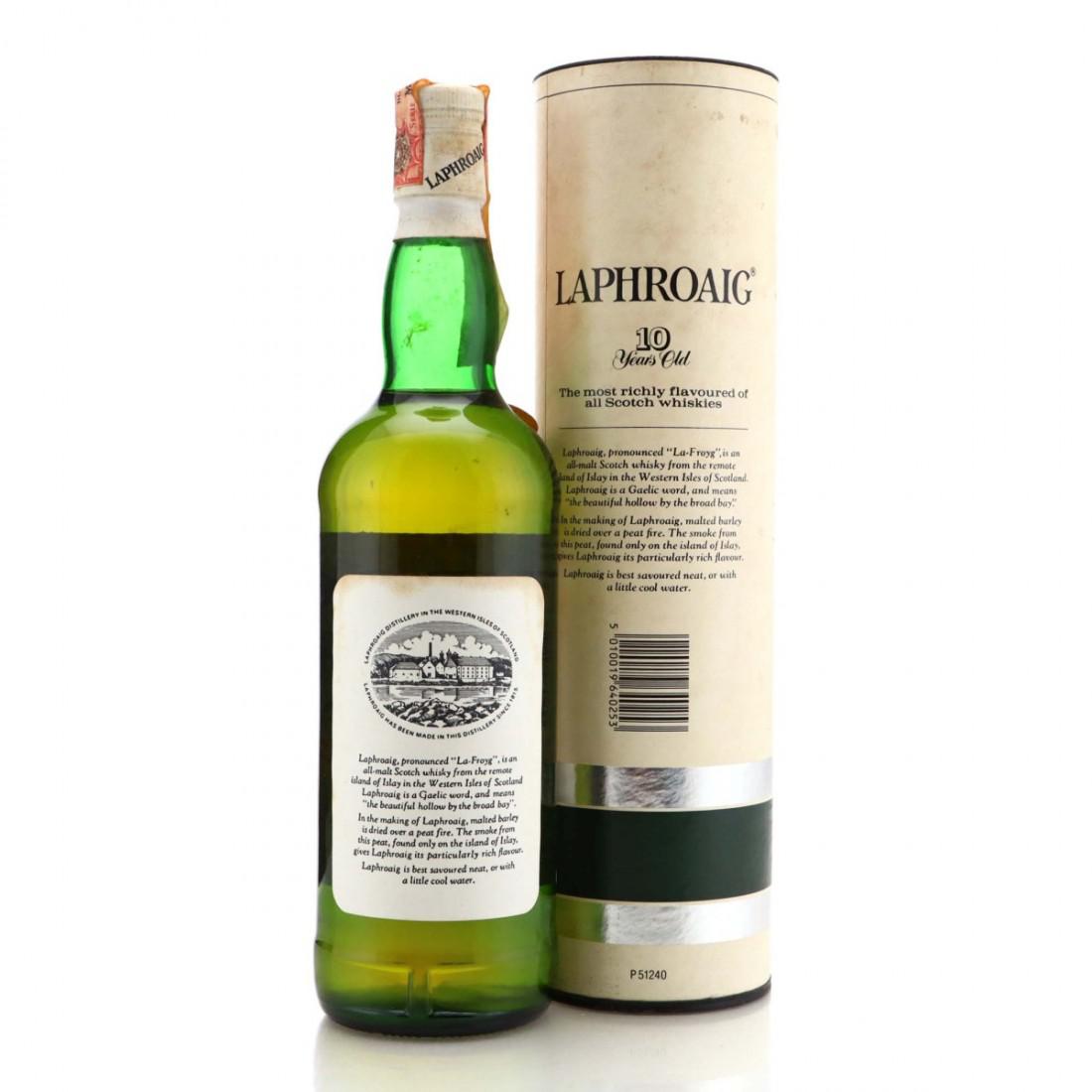 Laphroaig 10 Year Old 1980s / Cinzano Import
