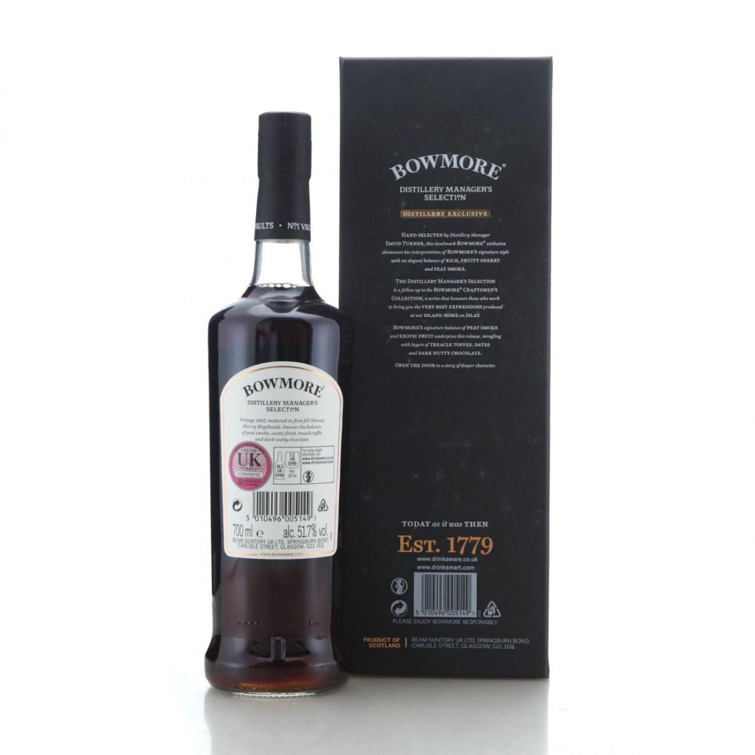 Bowmore 1997 Distillery Manager's Selection / Distillery Shop