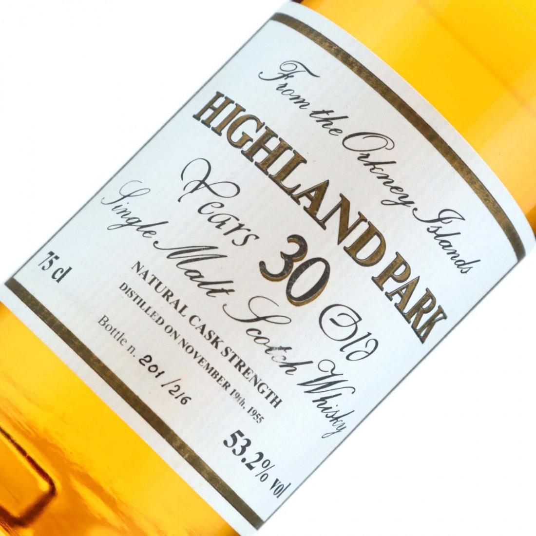 Highland Park 1955 Intertrade 30 Year Old Cask Strength / Nadi Fiori Collection - Signed