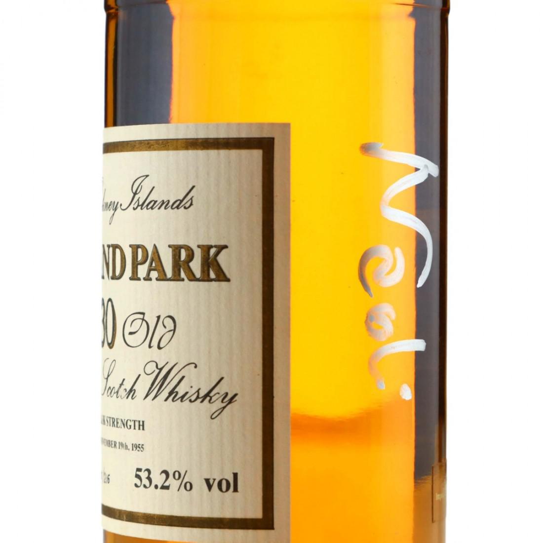 Highland Park 1955 Intertrade 30 Year Old Cask Strength / Nadi Fiori Collection - Signed