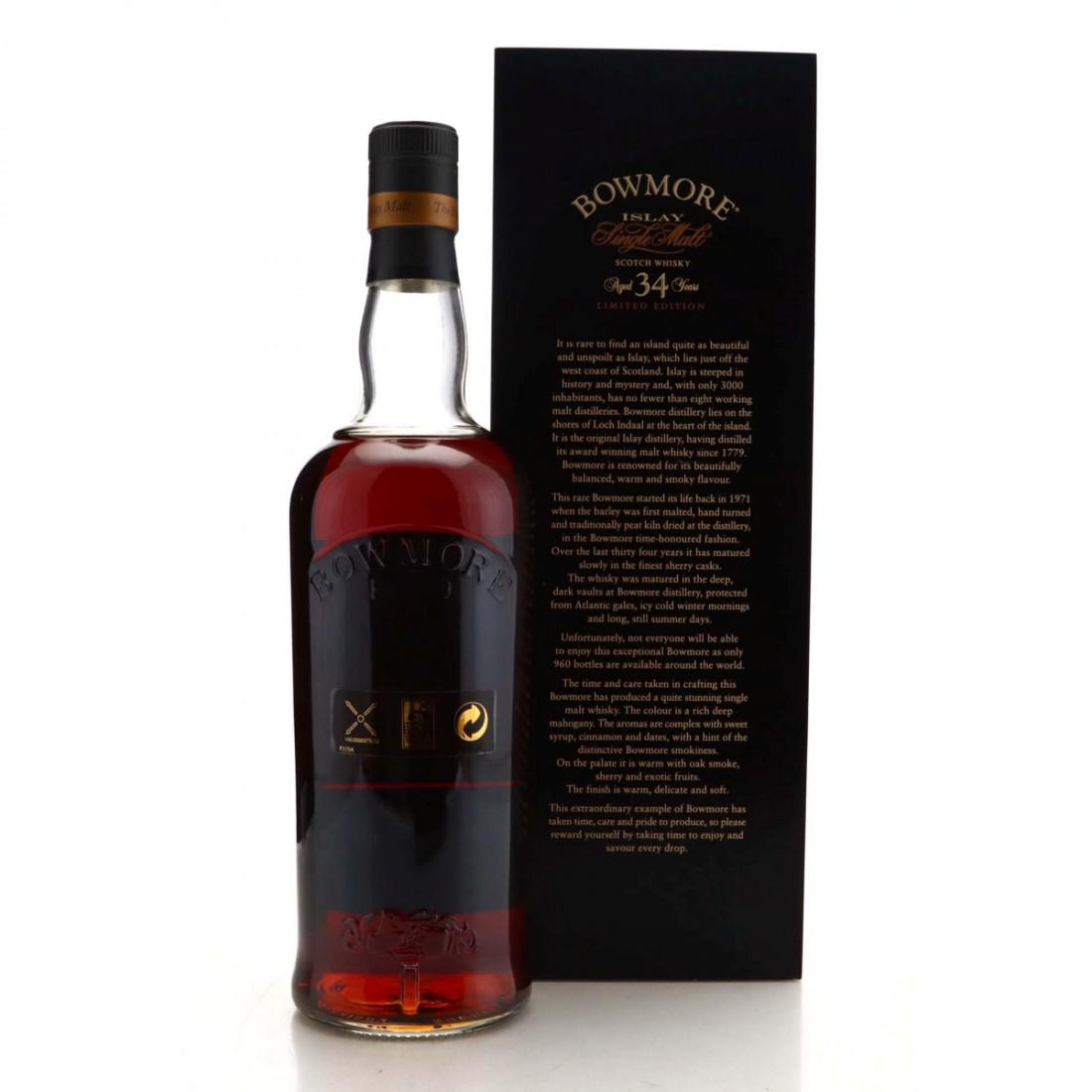 Bowmore 1971 Sherry Wood 34 Year Old