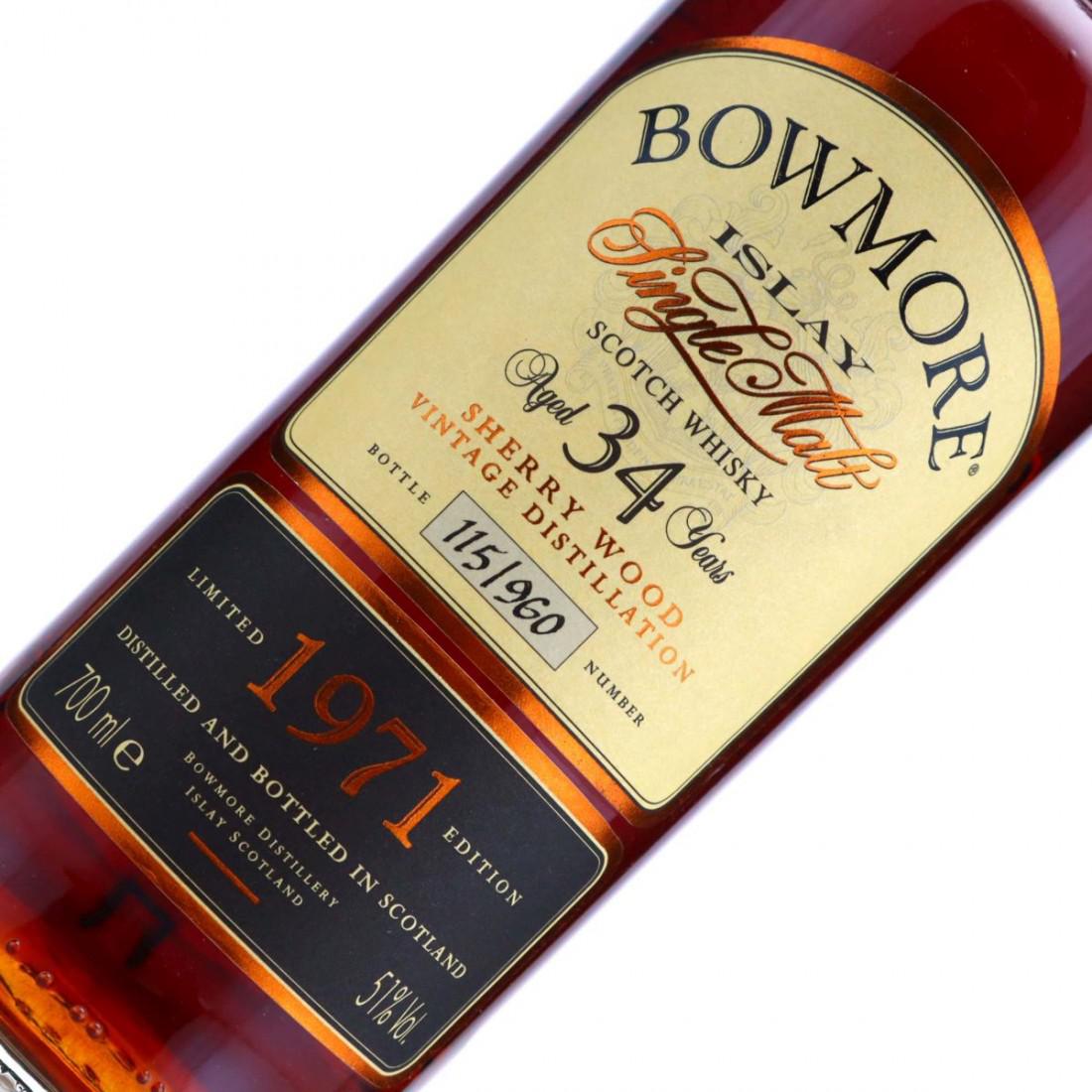 Bowmore 1971 Sherry Wood 34 Year Old