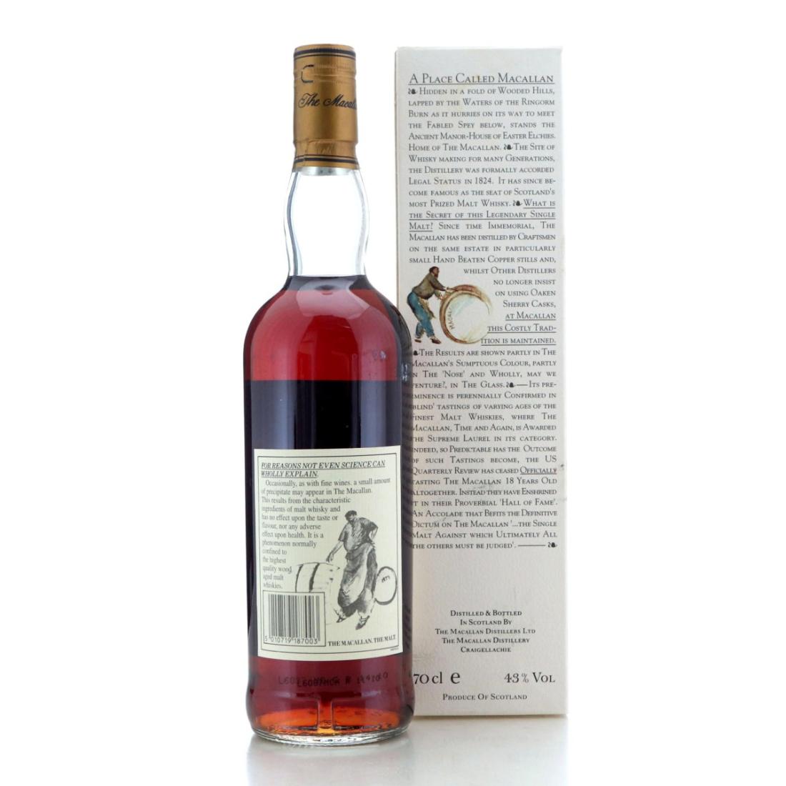 Macallan 1978 18 Year Old