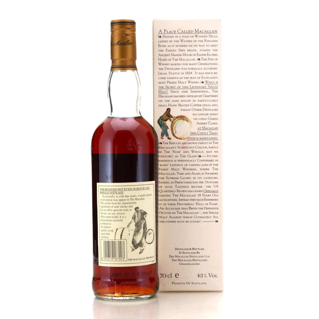 Macallan 1978 18 Year Old