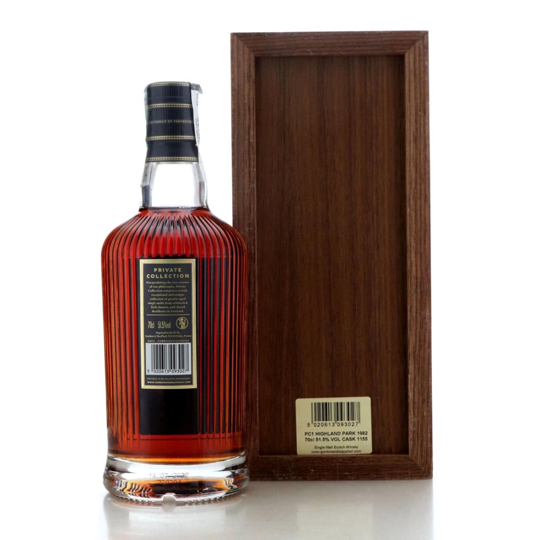 Highland Park 1982 Gordon and MacPhail Private Collection