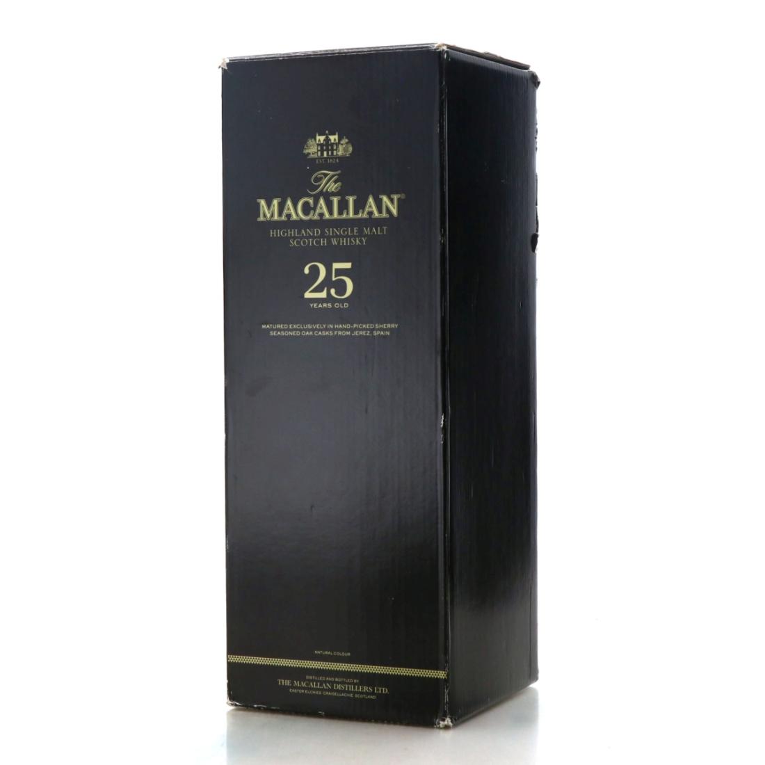 Macallan 25 Year Old Sherry Oak 2019 Release 75cl / US Import