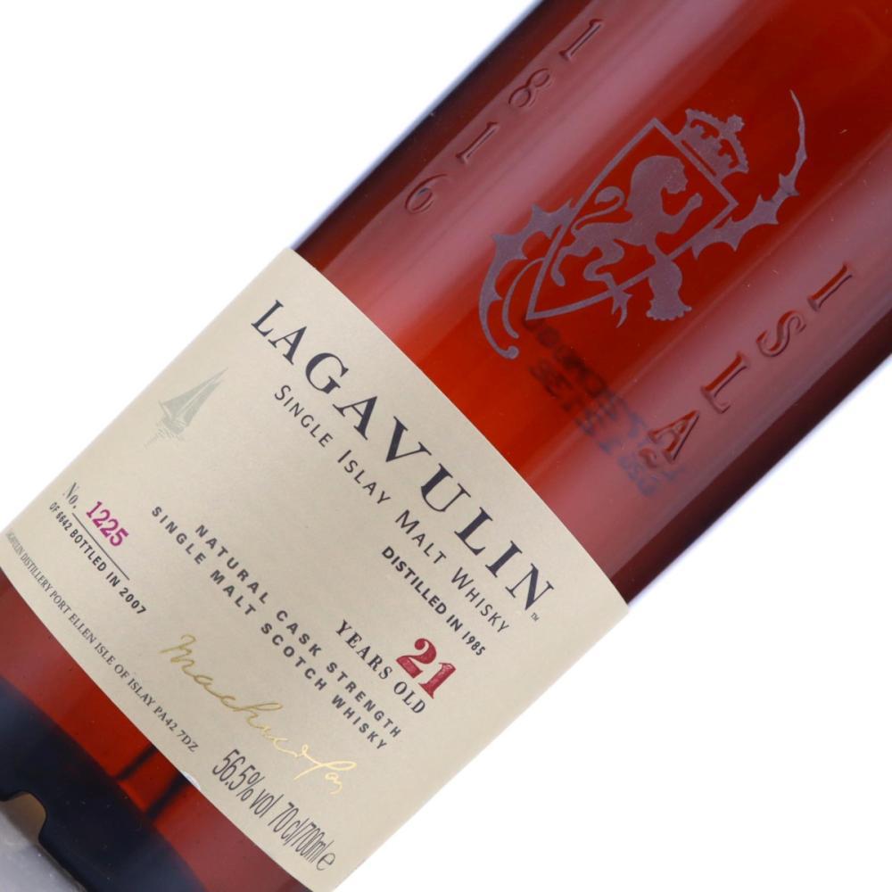 Lagavulin 1985 Natural Cask Strength 21 Year Old
