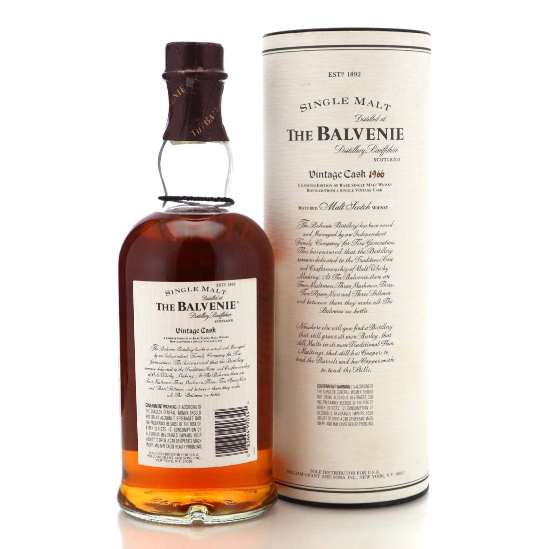 Balvenie 1966 Vintage Cask #6426 75cl / US Import