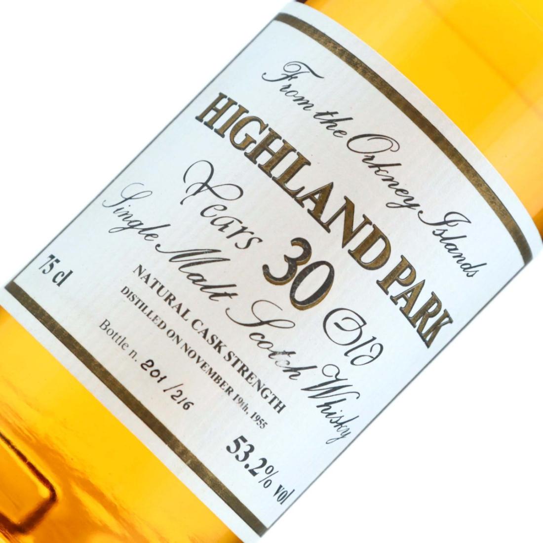 Highland Park 1955 Intertrade 30 Year Old Cask Strength / Nadi Fiori Collection - Signed