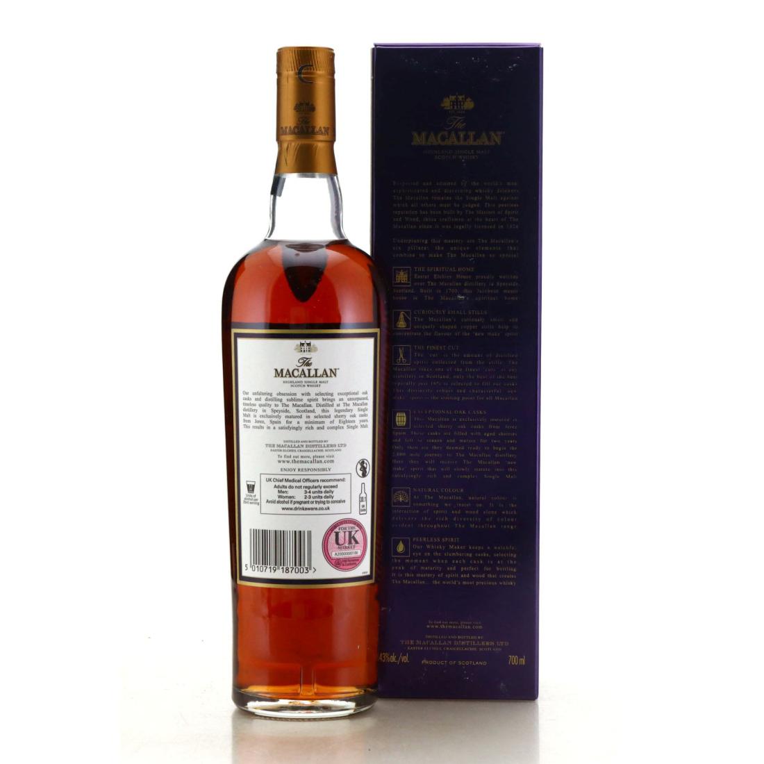 Macallan 1997 18 Year Old