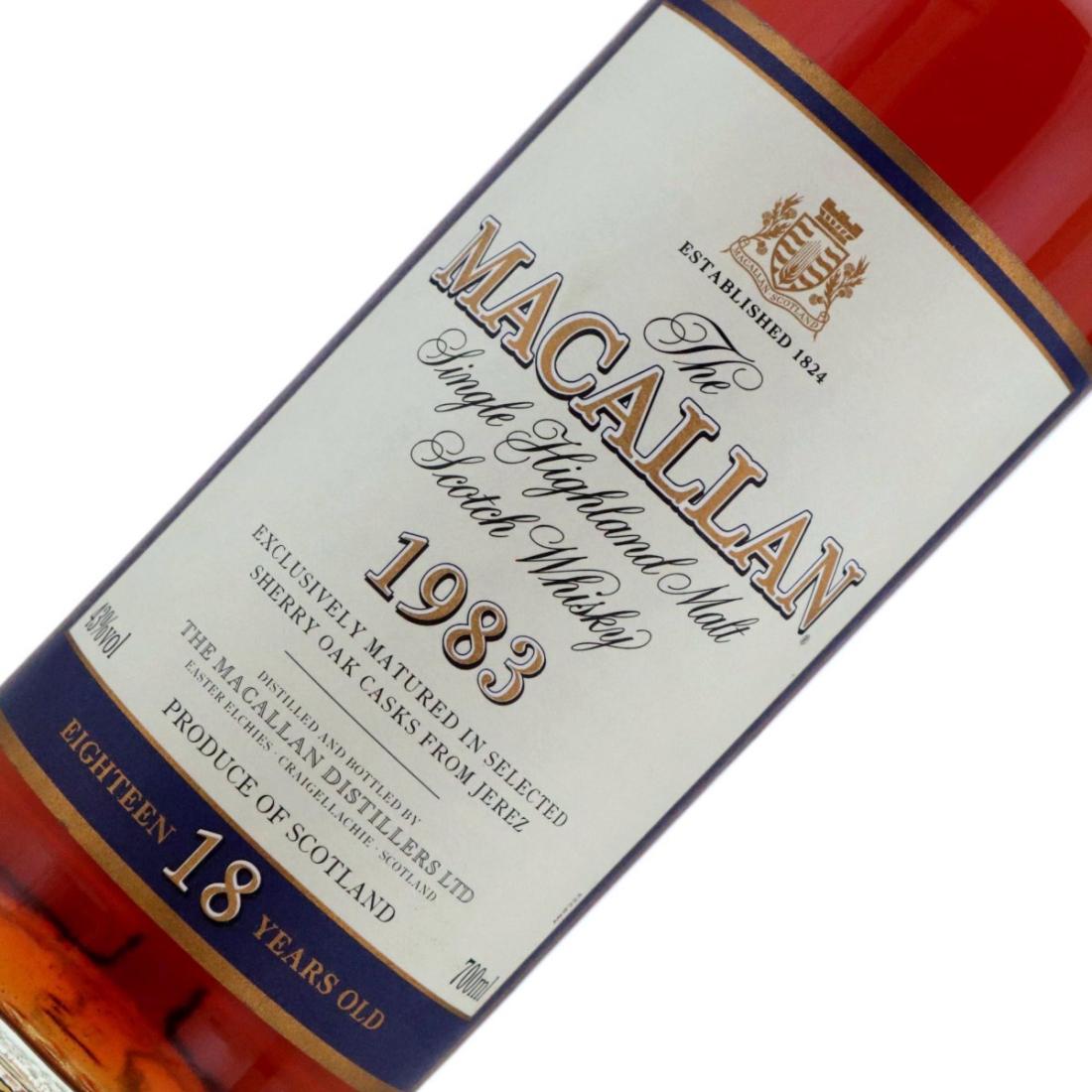 Macallan 1983 18 Year Old