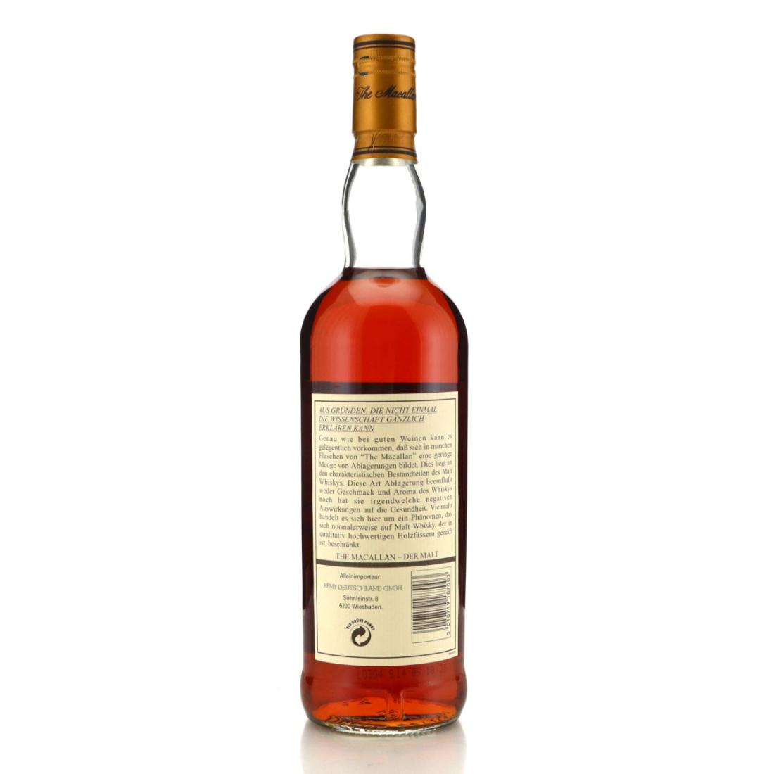 Macallan 1978 18 Year Old