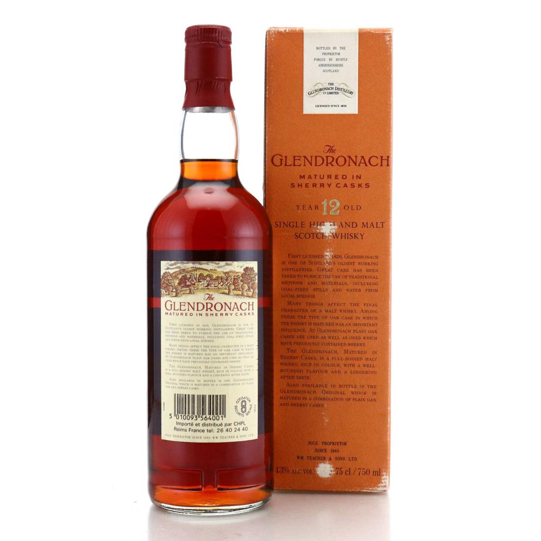 Glendronach 12 Year Old Matured in Sherry Casks