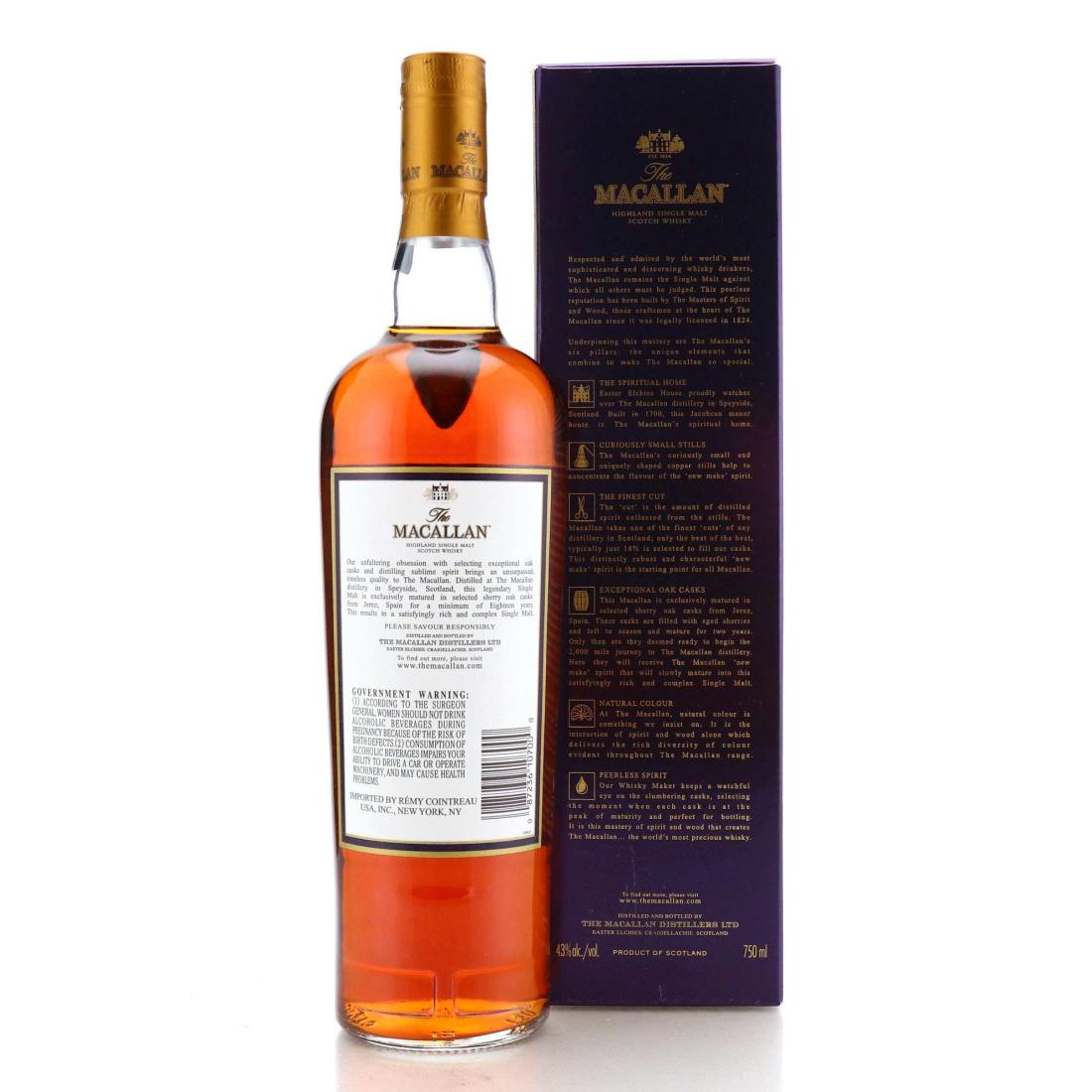 Macallan 1996 18 Year Old