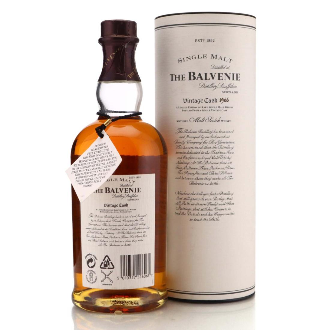 Balvenie 1966 Vintage Cask