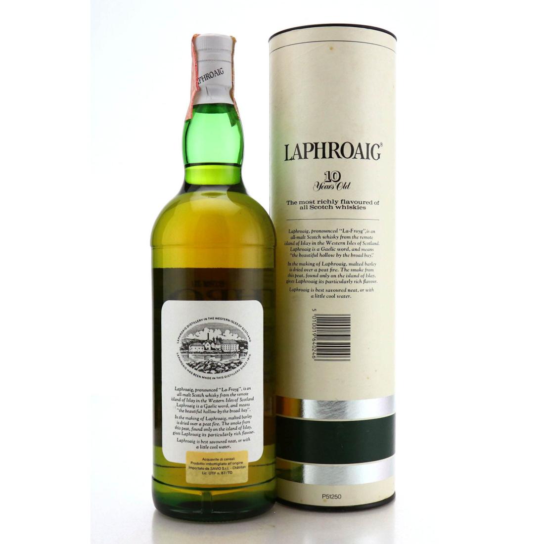 Laphroaig 10 Year Old - Pre Royal Warrant 1 Litre