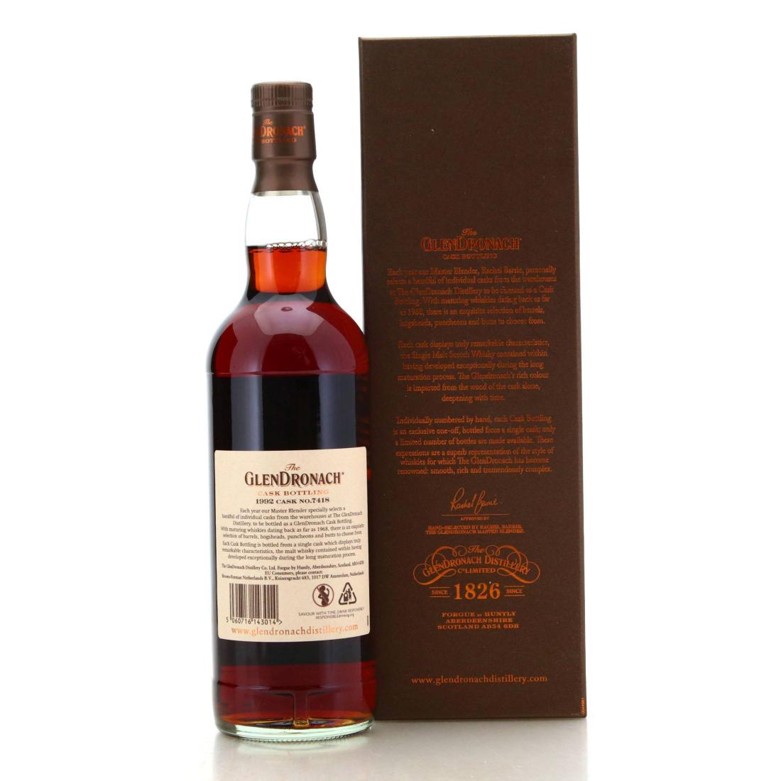 Glendronach 1992 Cask Bottling 28 Year Old