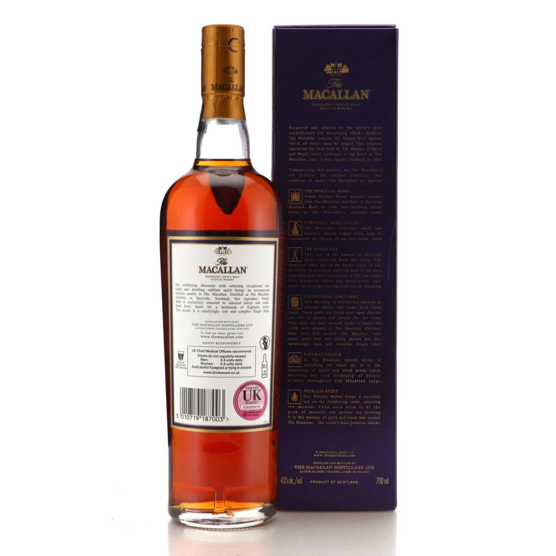 Macallan 1997 18 Year Old
