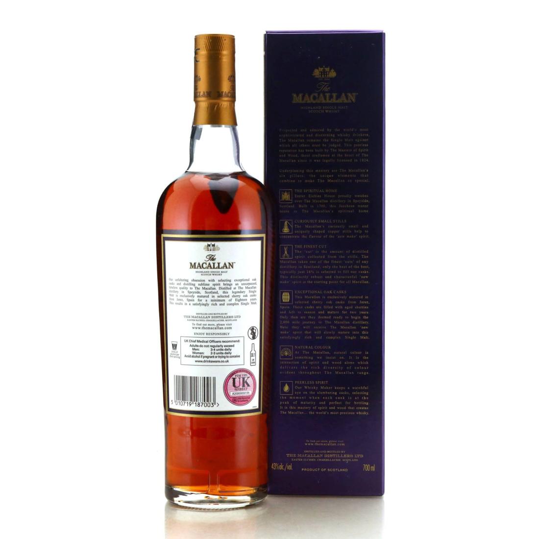 Macallan 1997 18 Year Old