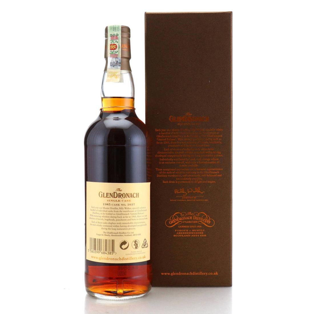 Glendronach 1985 Single Cask 30 Year Old