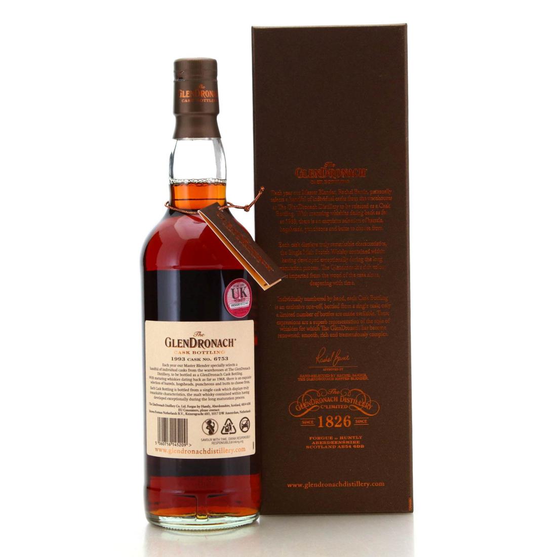 Glendronach 1993 Cask Bottling 30 Year Old