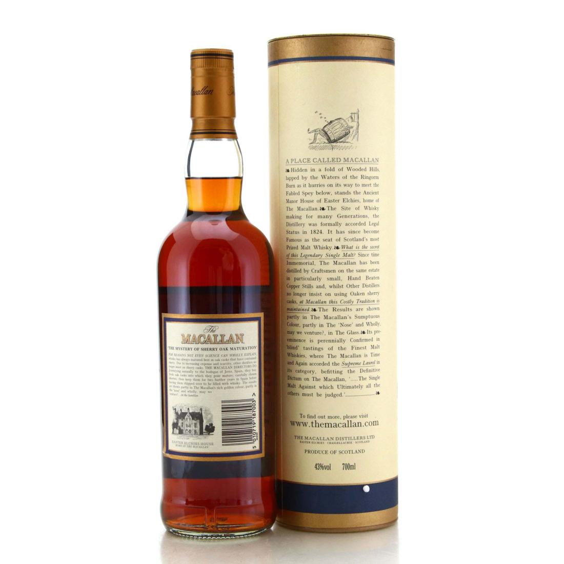 Macallan 1986 18 Year Old